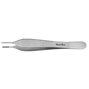 MH6-118 ADSON Dressing Forceps, 4-3/4&quot;(12.1cm), delicate, serrated (재고: 15개)