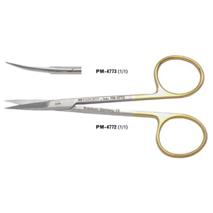 PM-4772, PM-4773 HOOD Iris Scissors, Tungsten Carbide
