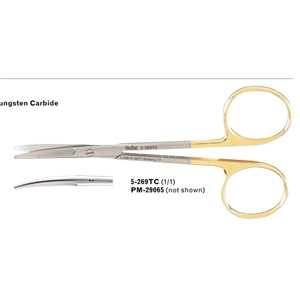 5-269TC, PM-29065 KAYE Blepharoplasty/Dissecting Scissors, Tungsten Carbide