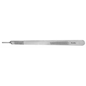 MH4-10 Knife Handle no.3L, for deep surgery, fitting surgical blades nos. 10 thru 15c, extra fine [메스대 3L호]