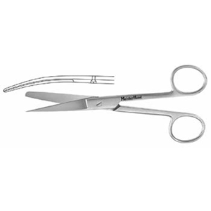 MH5-46 Opeating Scissors, curved, 5-1/2&quot;(14cm), sharp-blunt points [외과가위 곡]