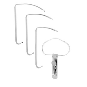 MH2-180 McIVOR Mouth Gag, 5-3/4&quot;(14.6cm), complete with 3 tongue blades, one each Nos. MH2-132 to MH2-136